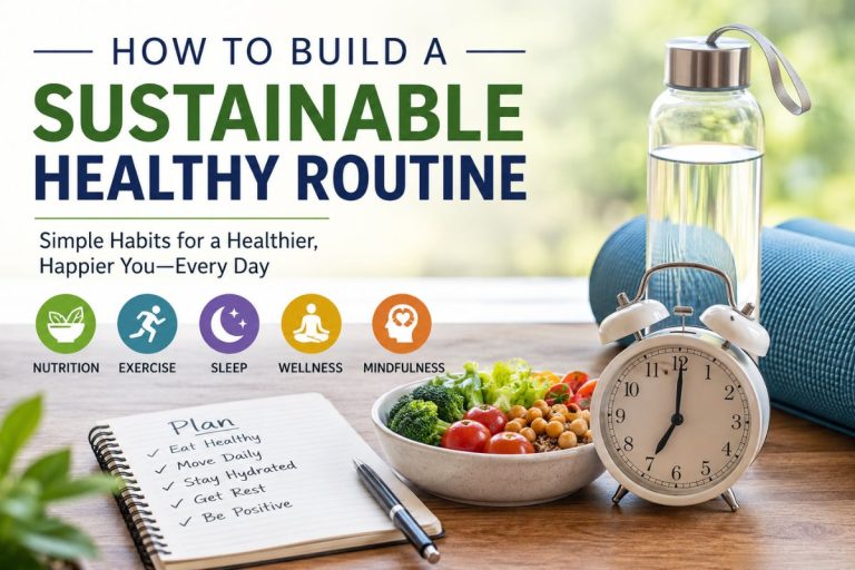 How to Build a Sustainable Healthy Routine